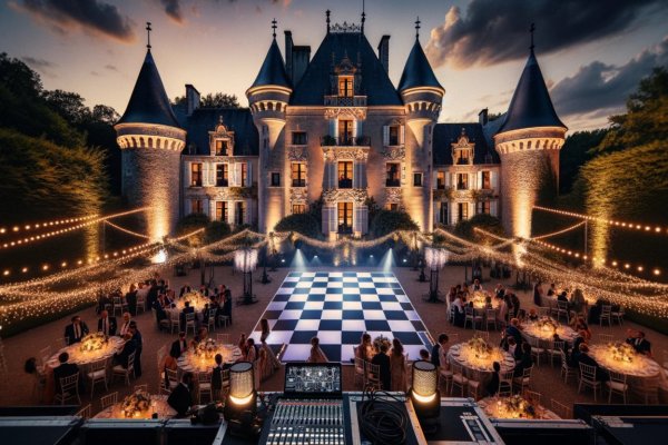 Fête24 Provides Extensive Wedding Event Production Services to Wedding in Cazoulès