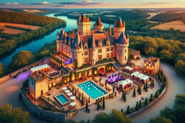 Fête24 Provides Wedding Event Production Services to a Dreamy Hilltop Wedding in Dordogne