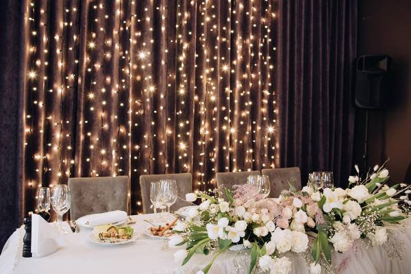 How Many String Lights Do I Need for a Wedding Reception?