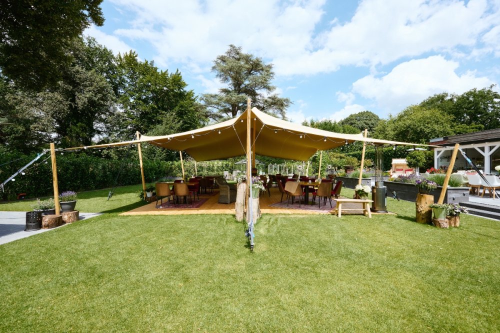Large Canvas Stretch Tent